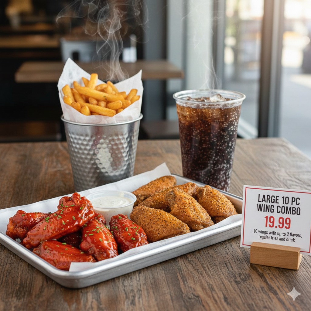 Large 10 Pc Wing / Combo